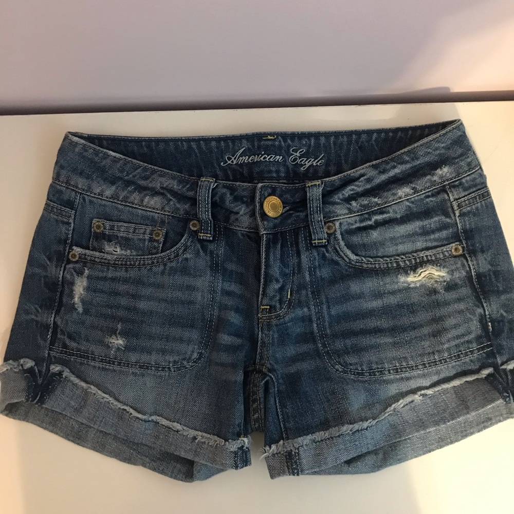 Denim shorts